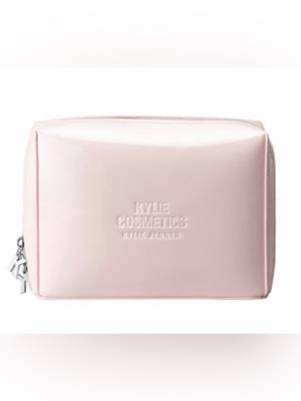 Kylie Cosmetics Pale Pink Glossy Patent Makeup Bag